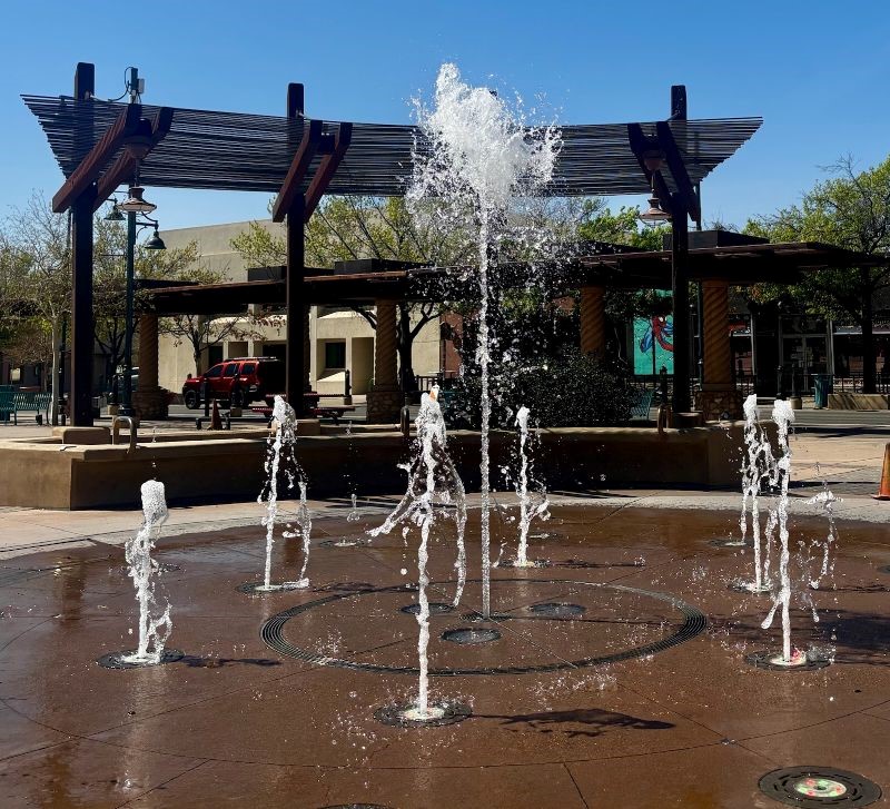 Plaza de Las Cruces Interactive Fountain to Open March 28