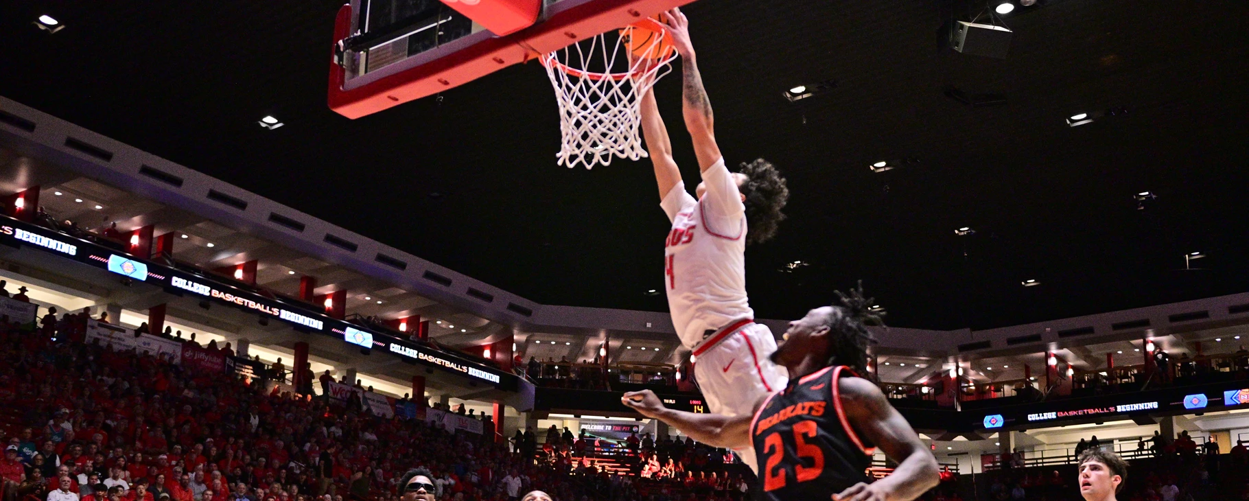 Basketball: Lobos Open NIT with 107-83 Win Over Sam Houston