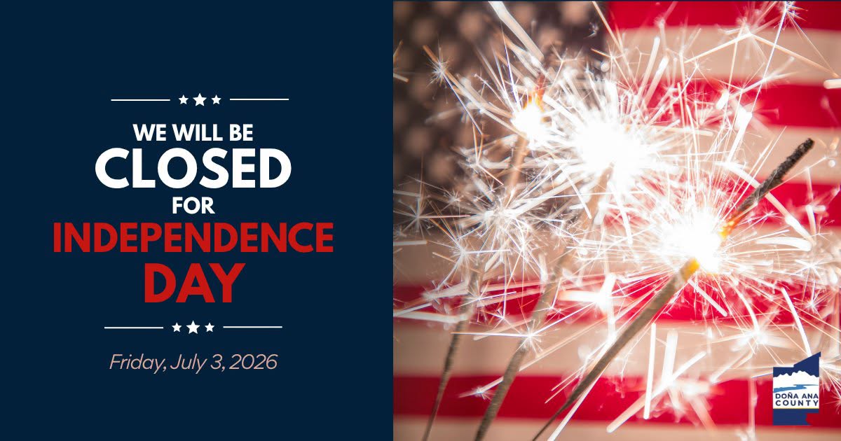 Holiday Hours for Las Cruces Area Facilities on Independence Day