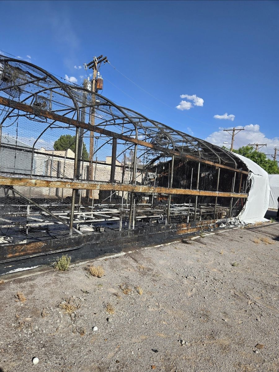 Monday Afternoon Greenhouse Fire Controlled Quickly