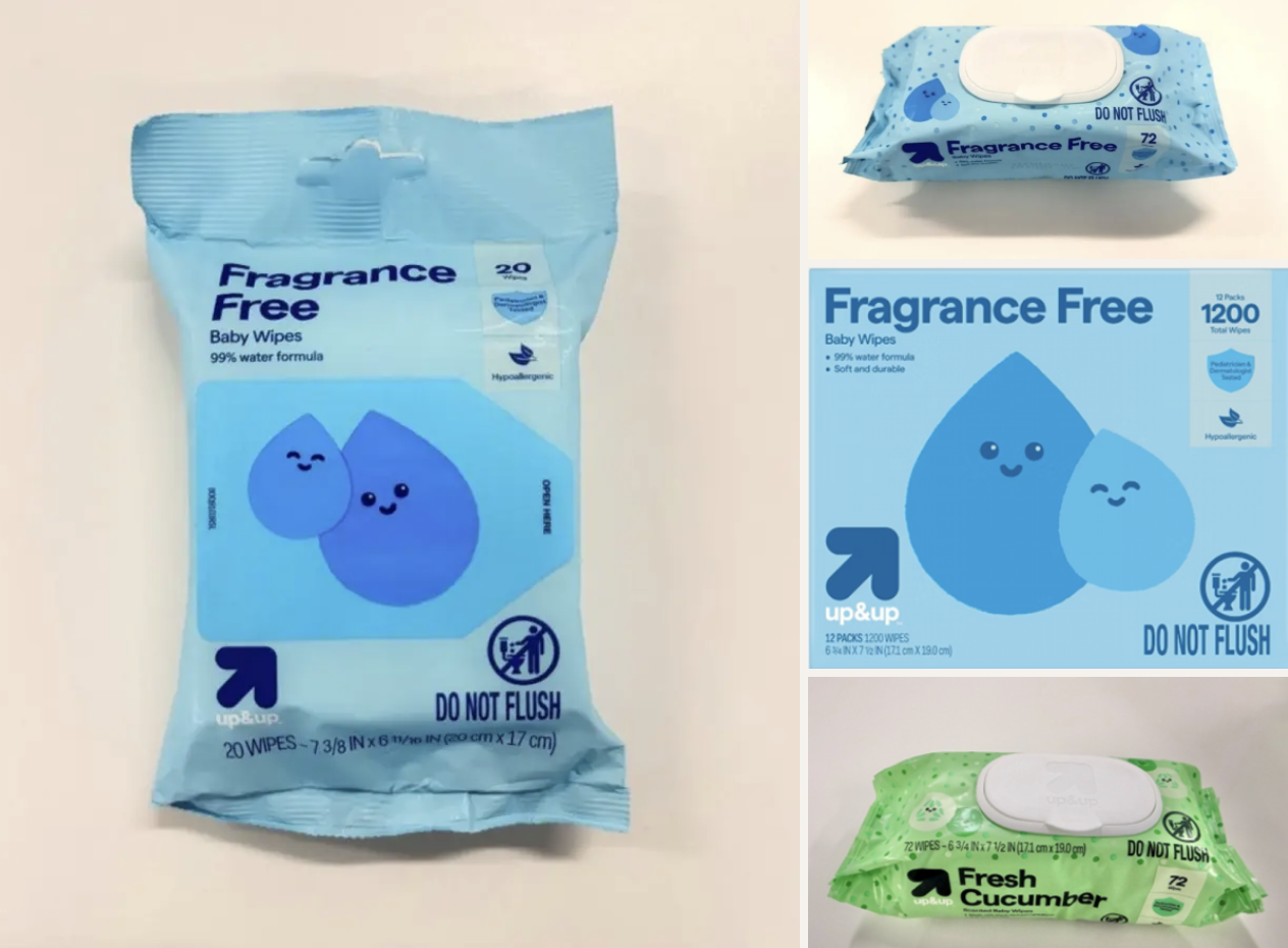 Target Recalls Up & Up Fragrance Free and Fresh Cucumber Scented Baby Wipes Due to Potential Microbial Contamination