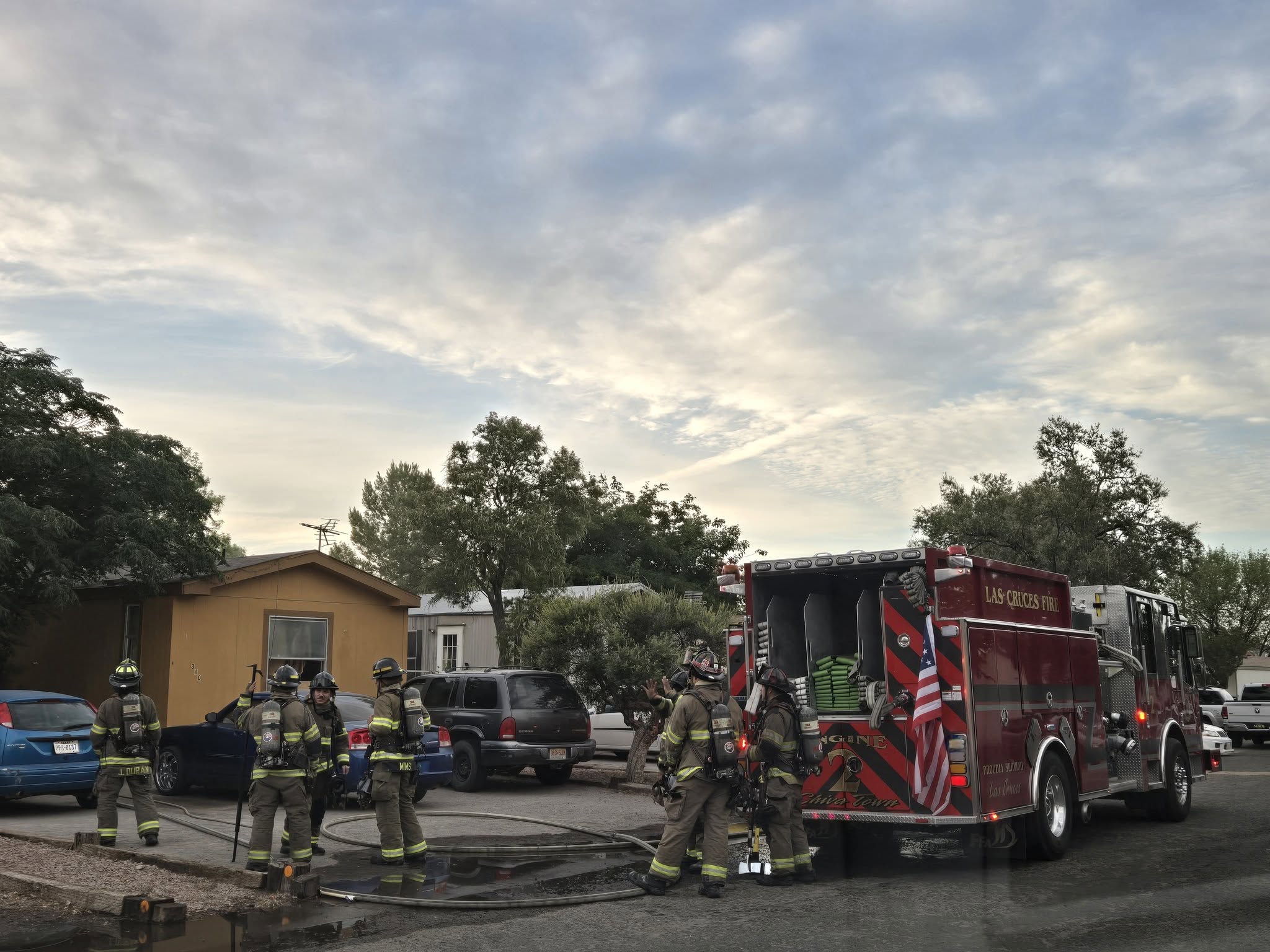Saturday Morning Jasper Drive Fire: Occupant Treated, No Injuries Reported