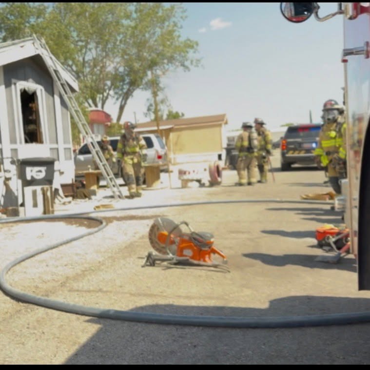 Mobile Home Fire in South Valley: One Dog Lost