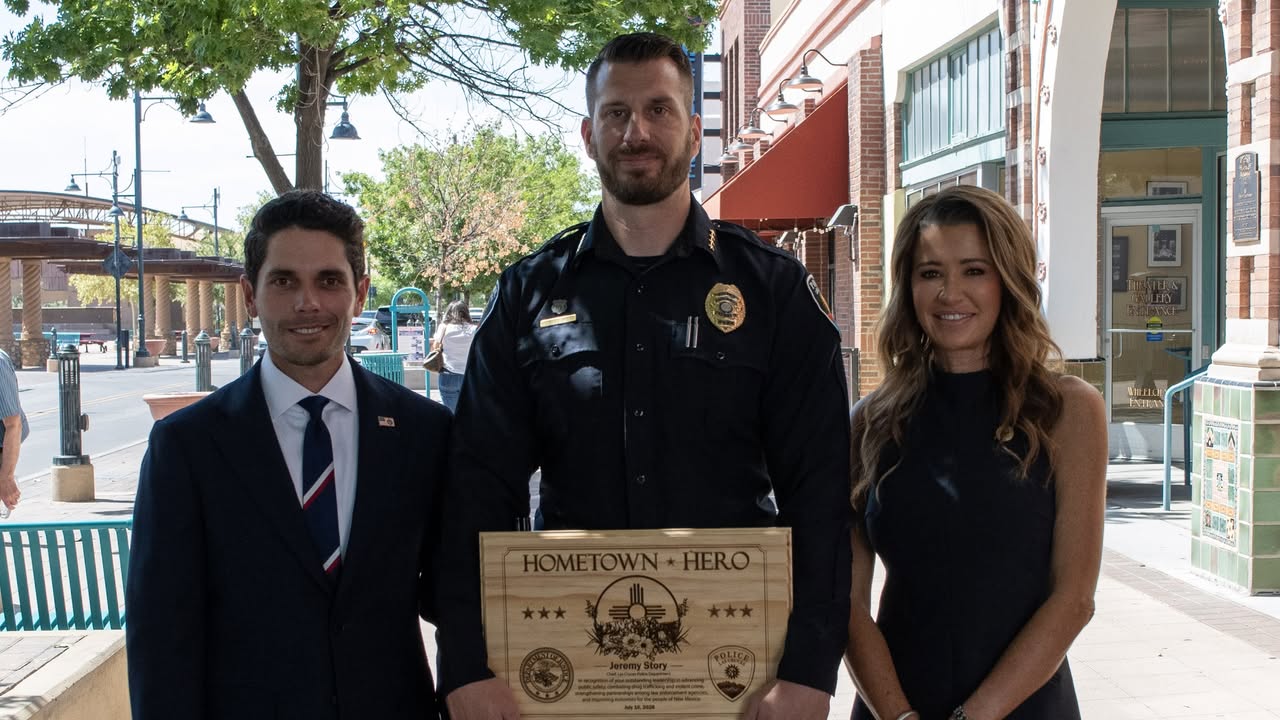 Las Cruces Police Chief Jeremy Story Honored as Freedom250 Hometown Hero