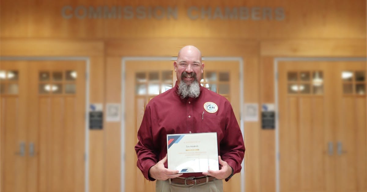 Emergency Management coordinator recognized by Doña Ana County
