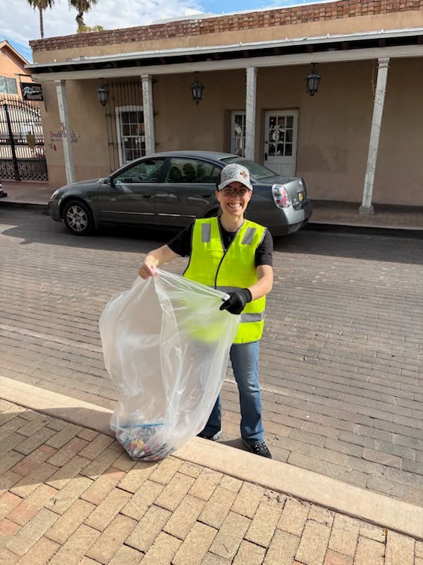 Community Crews Clean Up Mesilla Following Diez y Seis Fiesta
